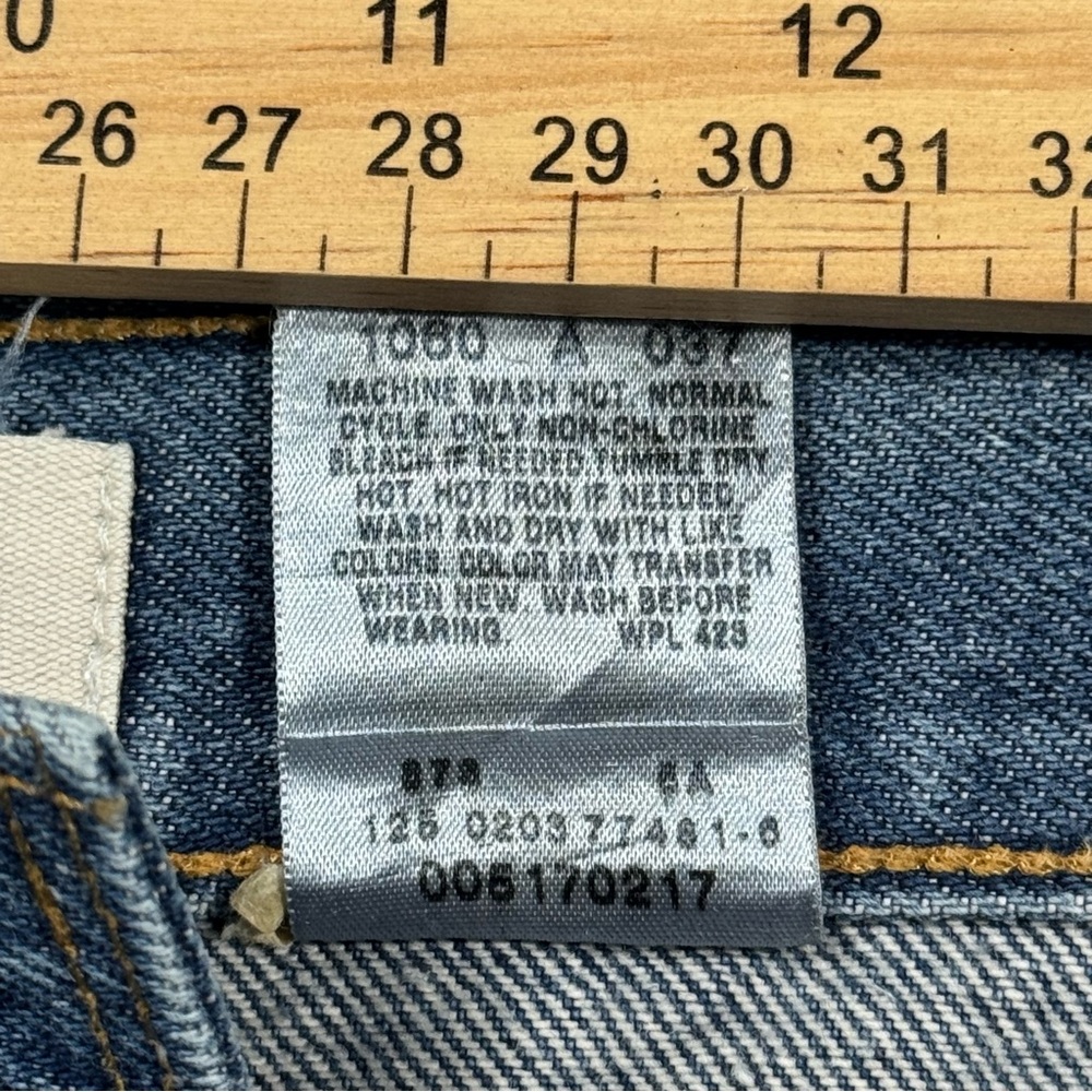VTG Y2K Levi's 517 Bootcut Jeans Men's 33x30 Blue Medium Wash 2000's Distressed - Picture 6 of 15